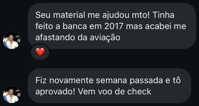 Print de depoimento de aluno(a) sobre os resumos