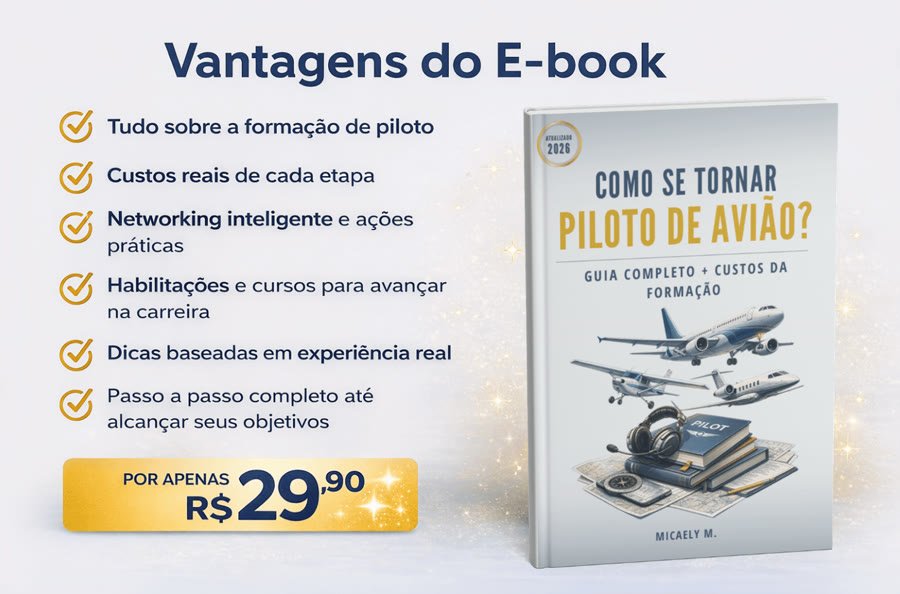 Vantagens do e-book Como se tornar Piloto de Avião — por R$29,90
